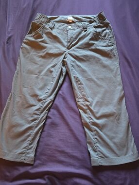 Duluth Dry On The Fly Sz10 Gray Capris